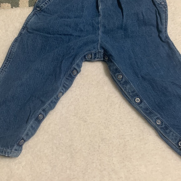 OshKosh Denim Overalls for little girls size 3T blue color - Picture 7 of 16